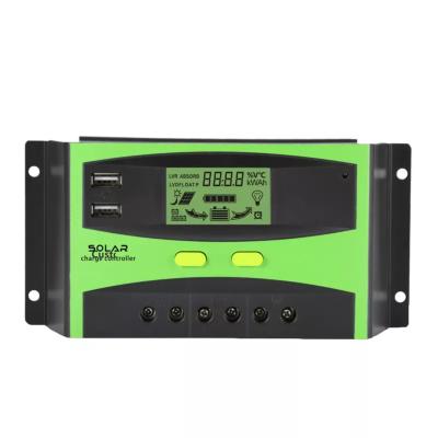 China Wind Controller 2023 Popular New Product 30 40 Amp 60a PWM Solar Panel Controller 12V 24V Lead Acid Battery Charging Controller for sale