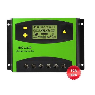 China Wind controller Suitable for solar regulator PWM 12v 24v 48v 50a full automatic pwm solar battery controller charge controller for sale