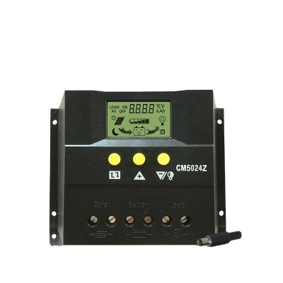 China Wind Controller Small Household Temperature Show PWM 12 24 48V 40a 50a 60a Solar Charging Controllers for sale