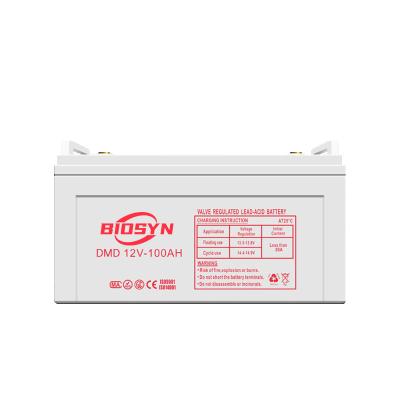 China UPS 12 Ohm Voltage 100 Gel Solar System High Quality Submerged Flat Lead Acid Battery for sale