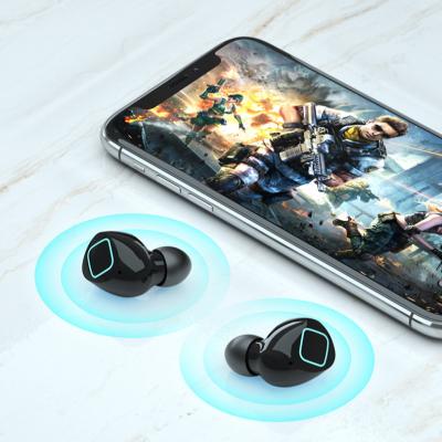 China 2022 NEW M6 TWS In-ear twins earbuds BT v5.1 wireless headphones 4000mAh headset with speaker and LED light for sale