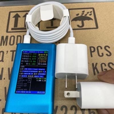 China Original Mobile Phone PD 20W USB-C Charger Adapter For iPhone 13 12 Pro Max Fast Charger EU USA Plug 20w USB-c Wall Charger for sale