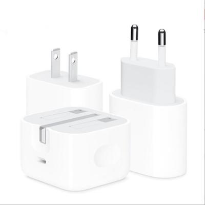 China Original Mobile Phone EU USA Plug Palladium 18W USB-C Charger Adapter For iPhone 13 12 Pro Max Fast Charger 20w USB-c Wall Charger for sale