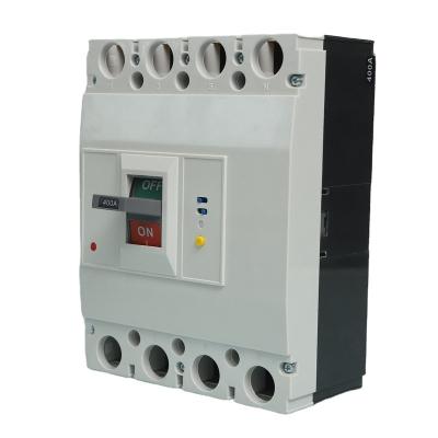 China Power Distribution 1000v 400Amp 3p 4p Molded Case Residual Current Molded Case Circuit Breaker AC MCB for sale