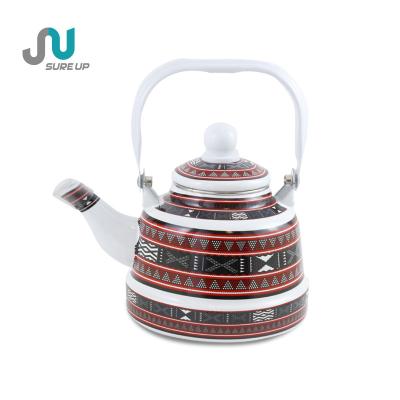 China HIGH SAFE Sustainable Luxury Thermos Water Jug Thermos Tea Coffee Pot Enamel Coffee Pot for sale