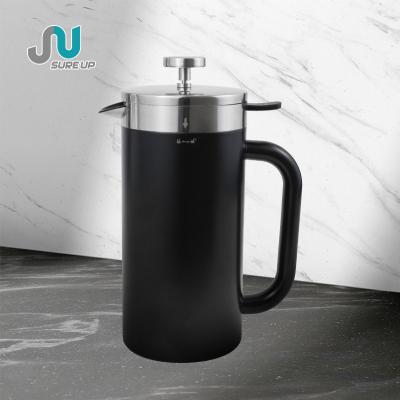 China New Viable Coffee Press Pot Stainless Steel French Vacuum Flask Insulation French Press Coffee Pot for sale