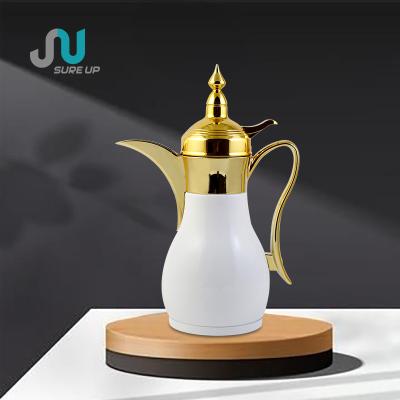 China Oriental Arabic Style Jug Thermos Vacuum Flask Coffee Pot Thermos Jug Arabic Coffee Dallah for sale