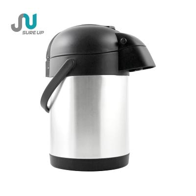 China Colorful Double Wall Airpot Business Coffee Stainless Steel Airpot Keep Warm Thermos Vacuum Flasks for sale