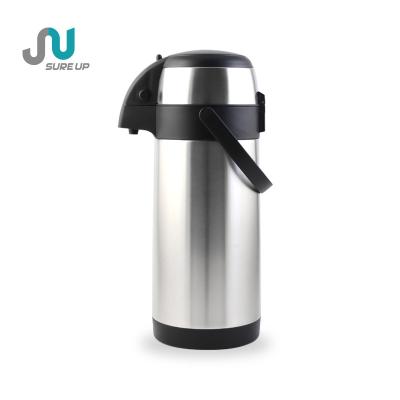 China Viable Insulated Hotel Thermos Stainless Steel Compressor Vacuum Airpot Office Coffee Dispenser for sale