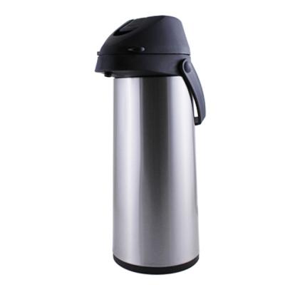 China Viable Professional Manufacture Glass Water Jug Insulated Airpot Thermos Vacuum Pumping Jar With Glass Liner for sale