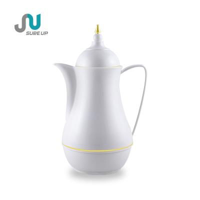 China 0.5L 1.0L Vacuum Viable Arabic Style Thermos Jug Thermal Coffee Pot Tea Flask With Glass Liner for sale