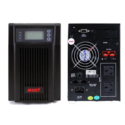 China Online Telecom Single Phase Pure Sine Wave Ups 1kva With External Battery 240VDC for sale