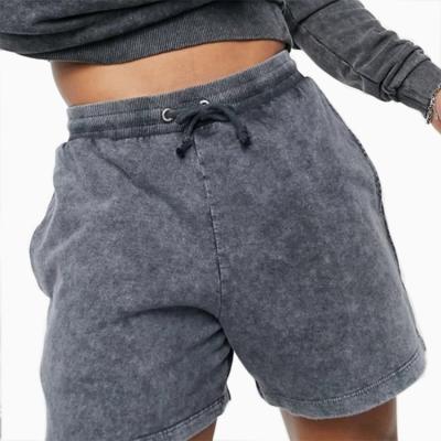 China Anti-pilling Loose Fit Training Unisex Shorts Unique Acid Wash 100 Cotton Shorts For Men for sale