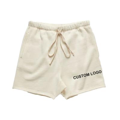 China Factory Fashion High Quality Cotton Anti-Wrinkle Wholesale Customize Logo Drawstring Plain Women's Shorts for sale