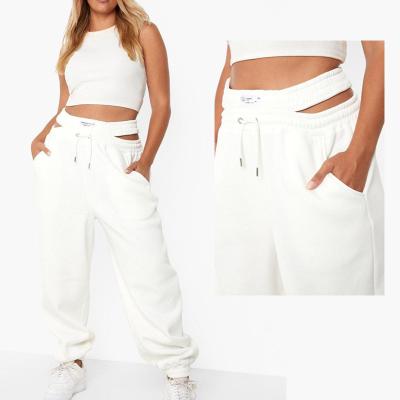 China factory wholesale Anti-wrinkle plus size women clothing thong retail belt oversized jogger women's pants for sale