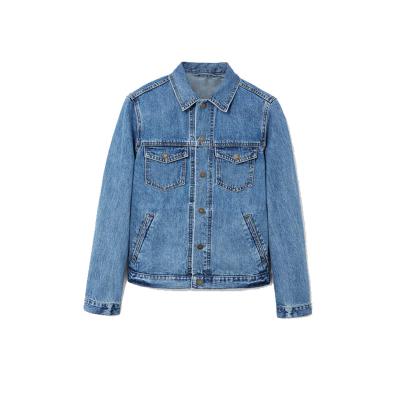 China Wholesale Custom Men's Guangzhou Lattice Jackets Winter Denim Bomber Breathable Trucker Jacket In Bulk for sale