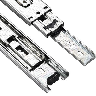 China Modern 45mm Cold Rolled Steel Telescopic Channel Sliders /Slide Track For Steel Drawer for sale