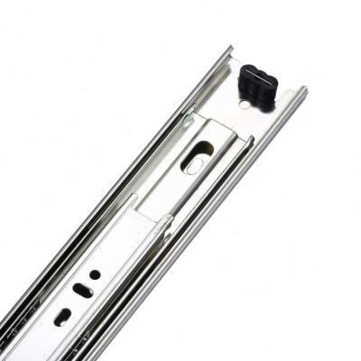 China Modern 8 Inch Drawer Channel Slide 3 Times Rail Slides Full Extension Slide for sale