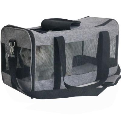 China Sustainable Pet Carrier bag Hot sale High Quality Durable ventilateCat Bag Pet Cages Carrier for Travel for sale