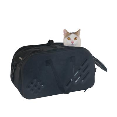 China Sustainable Portable Airline Approved Hard-Sided  Dog Shoulder Carrying Small Cat Pet Carrier Bag Folding Tote Travel Pet Bag for Dogs for sale