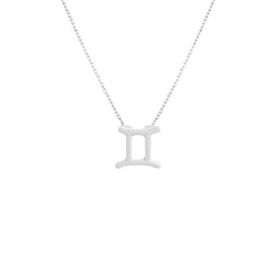 China The Twelve Constellation Clavicle Necklace Women's Environmentally Friendly Wholesale Stainless Steel Pendant Titanium Steel Chain Necklace for sale