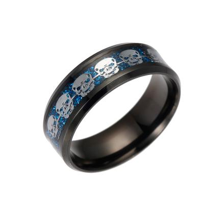 China Hot Selling Explosive Skull Environmentally Friendly Ring Jewelry Source Punk Style Jewelry Rings for sale