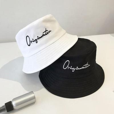 China 2022 Casual Custom Design Cotton Winter Fashion Embroidered Bucket Hat With Your Own Logo for sale