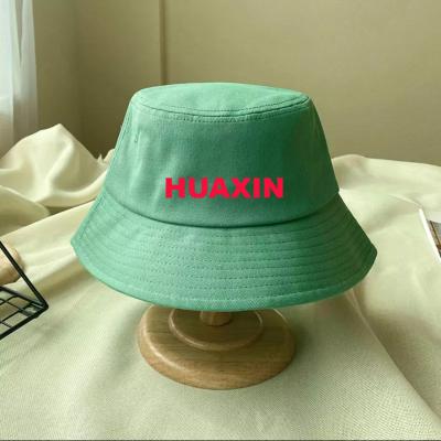 China Fashion Solid Color Leisure Bucket Hats Fisherman Travel Summer Wide Brim Hat Men Women Casual Flat Top For Outdoor Sports Sun Visor for sale