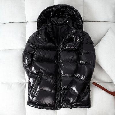 China wholesale Anti-wrinkle fashion designer man coats custom down bubble men's stripper jacket down for sale