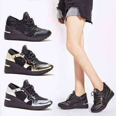 China Wild Anti-odor Leisure and Comfort Sports Shoes Sneakers Women Ladies Shoes With Fashion Link Sports Shoes for sale