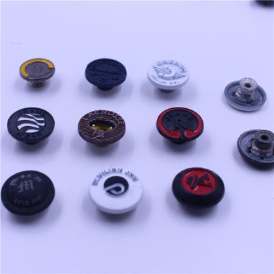 China Sort Logo Buttons High Quality Fashion Custom Made Jean Button Covers Stock New Arrivals Dry Cleaning for sale