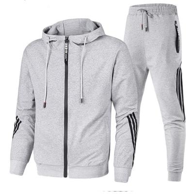 China Wholesale Hot Sale Latest Design QUICK DRY Sports Reflective Fleece Tracksuits Custom Hooded Sweatsuit For Men Running Wear for sale