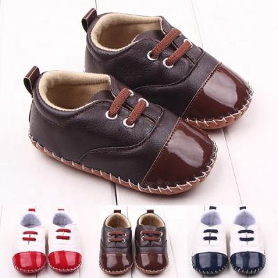 China New Wholesale Infant Baby Shoes Round Soft Soled Walking Casual Baby Shoes 0-1 Years Old for sale