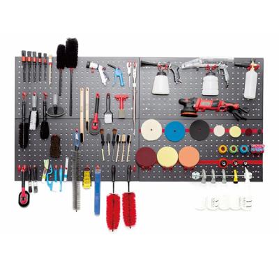 China Beauty Heavy Duty Tool Dirt Car Rectangular Punch The Multi-Function Pegboard Rack Tool Wall Hanging Tool Display for sale