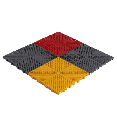 China New Modern Design Plastic Splicing Interlocking Floor Grill Drainage Garage Tiles Hot Selling Tiles for sale