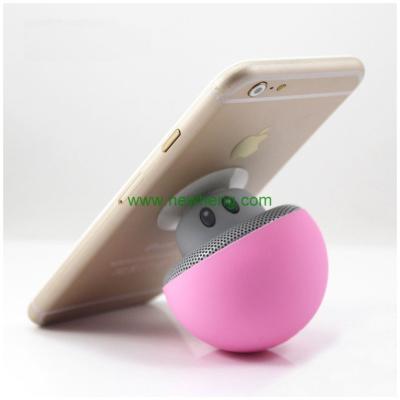 China Mini Gift Cartoon Mushroom Colorful Mini Wireless Speaker Portable Wireless Speaker With Sucker for sale