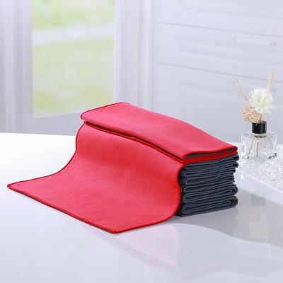 China Viable Microfiber Car Wash Towel Glass High Density Towel Kitchen Dish Cleaning Cloth for sale