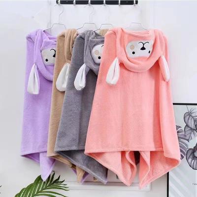 China Viable Wholesale Cheap Coral Soft High Quality Bathing Robe Towels Kids Bath Towels Fleece Bath Towels for sale