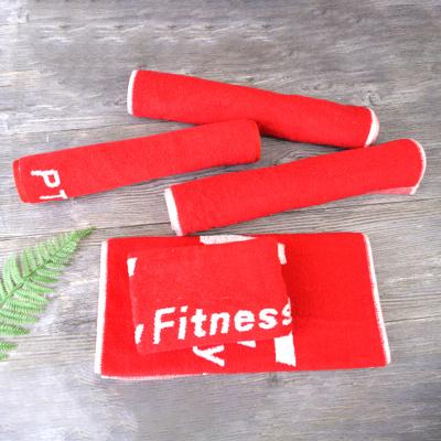 China 100% Sports Gym Towel Cotton Sports Towels Outdoor Sports Sustainable Quick Dry Red Quick Dry Towel for sale