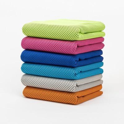 China Viable Individually Wrapped Cooling Tip Cooling Towels Custom Logo Yoga Towel Microfiber Towels That Stay Cool for sale