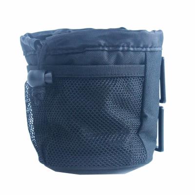 China Nylon Fabric Water Bottle Pocket UTV/ATV Drawstring Water Bottle Cart Cup Holder Portable Kettle Carrier Bag For Box AM X3 Maverick for sale