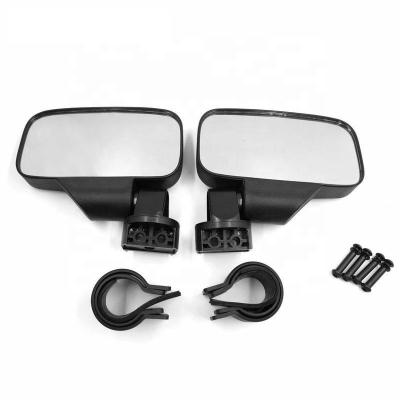 China ABS Plastic + Solid Glass Handle Bar ATV UTV Mirrors Fit For Box AM X3 Maverick Rear View Side Mirrors for sale