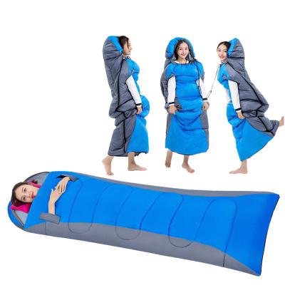 China Outdoor Portable Waterproof Sleeping Bag Survival Warmer Sleeping Bag Envelope Walking Type Camping for sale