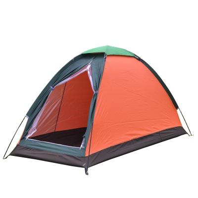 China Hot Selling Outdoor Single Person Tent Ultralight Waterproof Foldable Diagonal Tying Type 1 Person Tent Hiking Hiking Camping Tents for sale