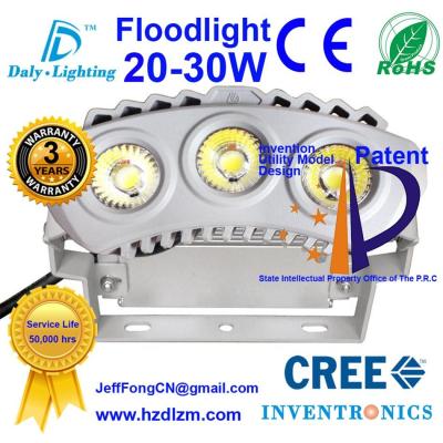 China LED Flood Light 20-30W with CE,RoHS Certified and Best Cooling Efficiency Floodlight Made in China for sale