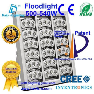 China LED Flood Light 500-540W with CE,RoHS Certified and Best Cooling Efficiency Floodlight Made in China for sale