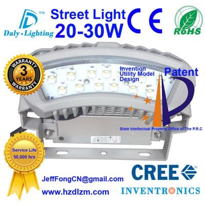 China LED Street Light 20-30W with CE,RoHS Certified and Best Cooling Efficiency Road Lamp Made in China for sale