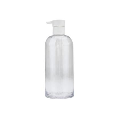 China Factory Price Personal Care Pack 16oz Empty Round Thick Wall Pump Bottle 500ml Plastic Shampoo Bottle Packaging for sale