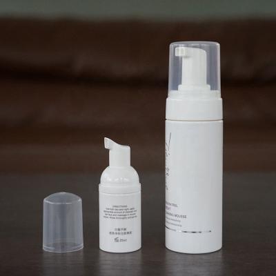 China Personal Skin Care Packaging Airplane Easy Carry 25ml 100ml Pump Empty Rich Foam Face Wash Plastic Bottles Cosmetic Packaging for sale