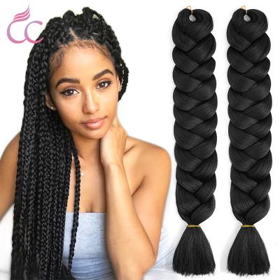 China High Quality With Factory Wholesale Synthetic Braiding HairJumbo Price Braids Ombre Braiding Hair Expression 24inch 41inch for sale